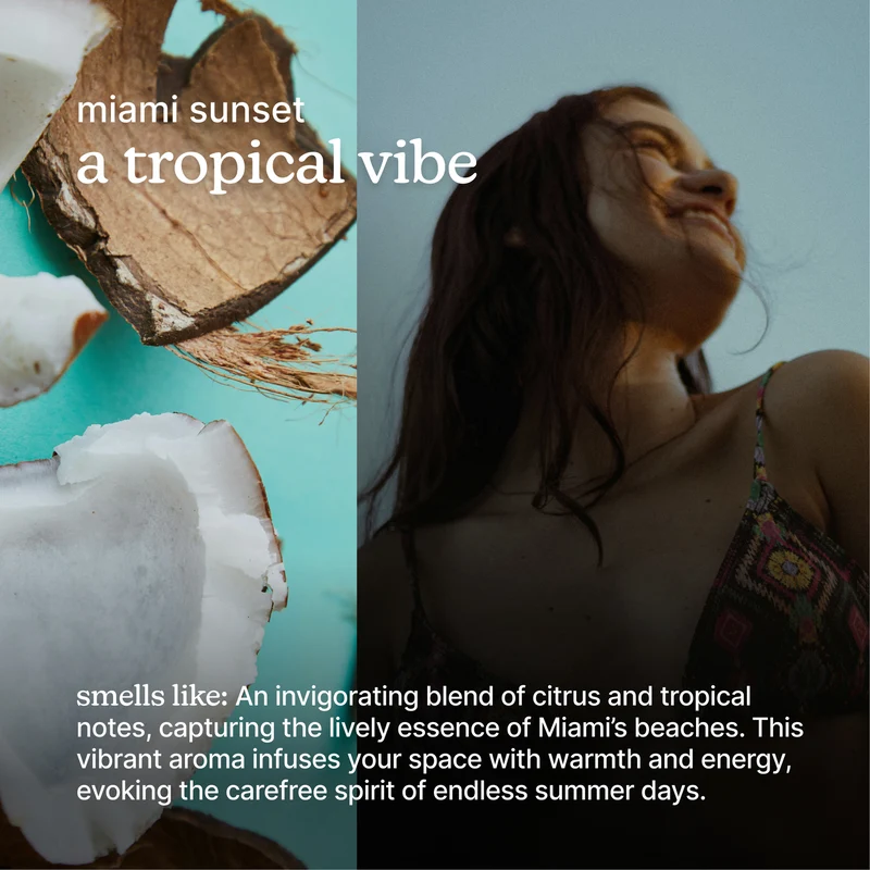 Homedics SereneScent 120ml Oil - Miami Sunset