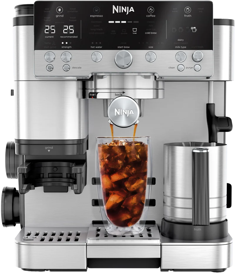 Ninja Luxe Cafe Manual Espresso Coffee Machine