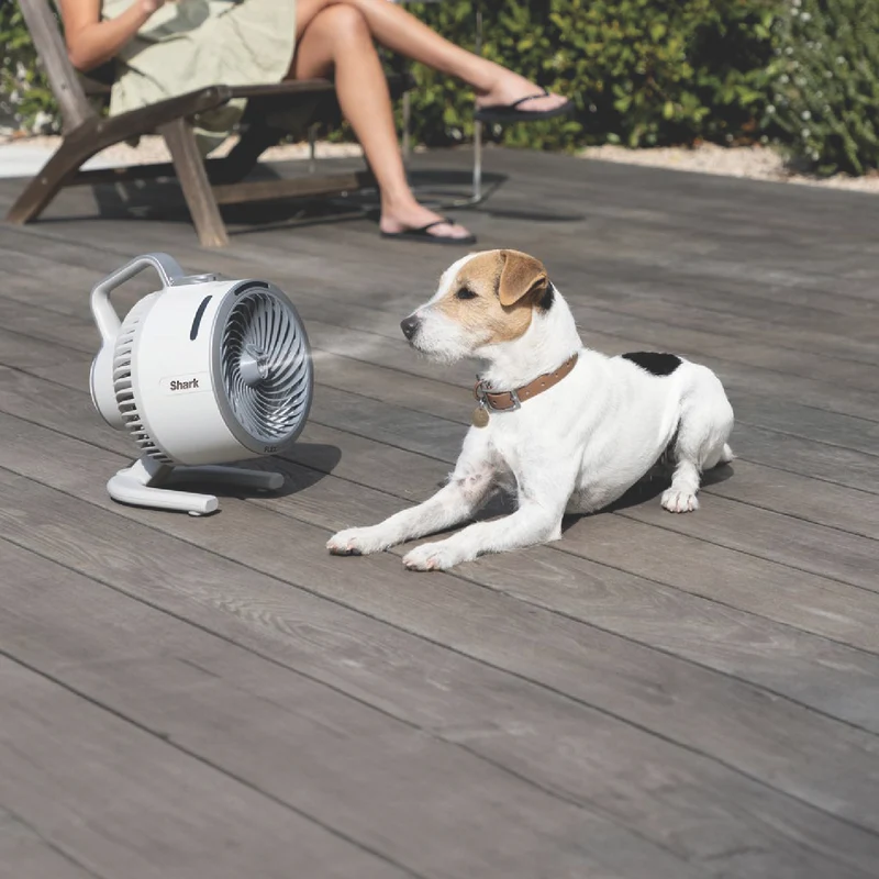 Shark FlexBreeze HydroGo Misting Portable Fan (Dove)