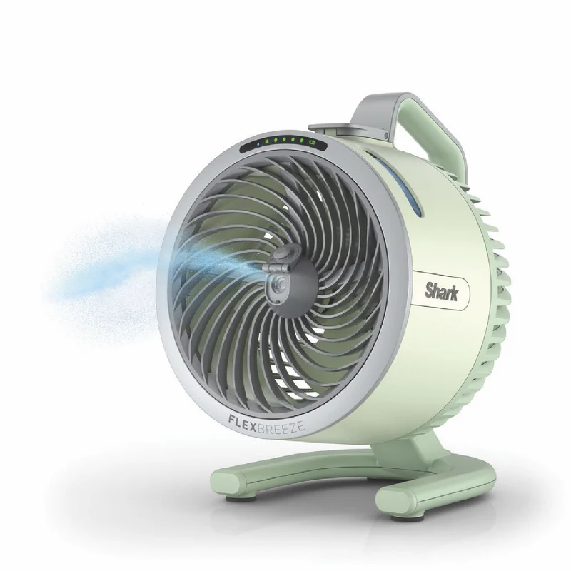 Shark FlexBreeze HydroGo Misting Portable Fan (Honey Dew)