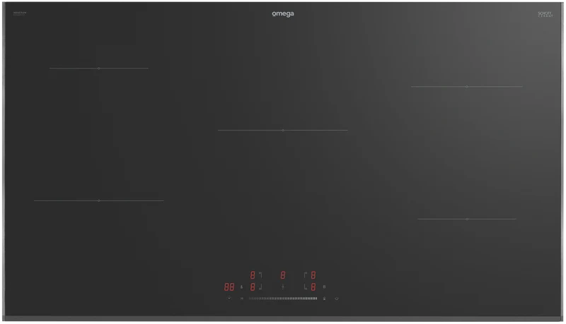 Omega 90cm Induction Cooktop, Touch Controls