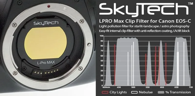 Altair SkyTech LPRO MAX Canon EOS Clip Filter