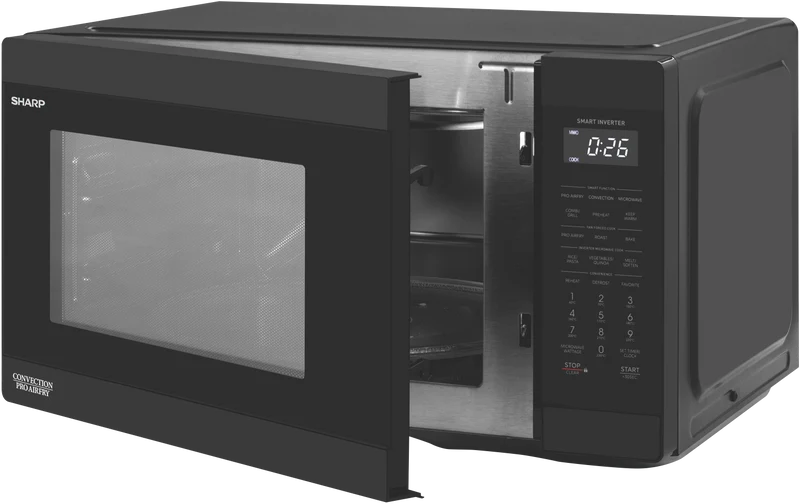 Sharp 26L 1000W Pro Airyfry Convection Microwave Black