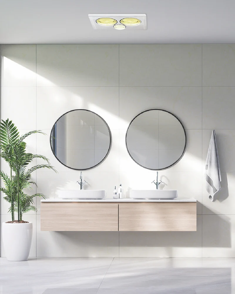 IXL Tastic Easy Duct Triumph 3 in 1 - Bathroom Heater, Exhaust Fan & Light