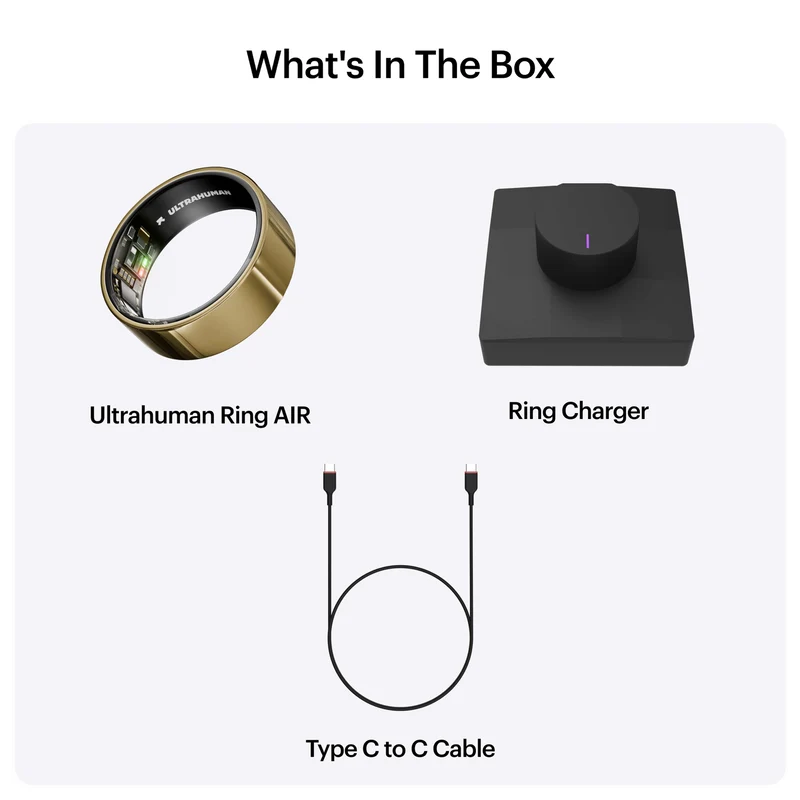 Ultrahuman Ring Air Size 13 Bionic Gold