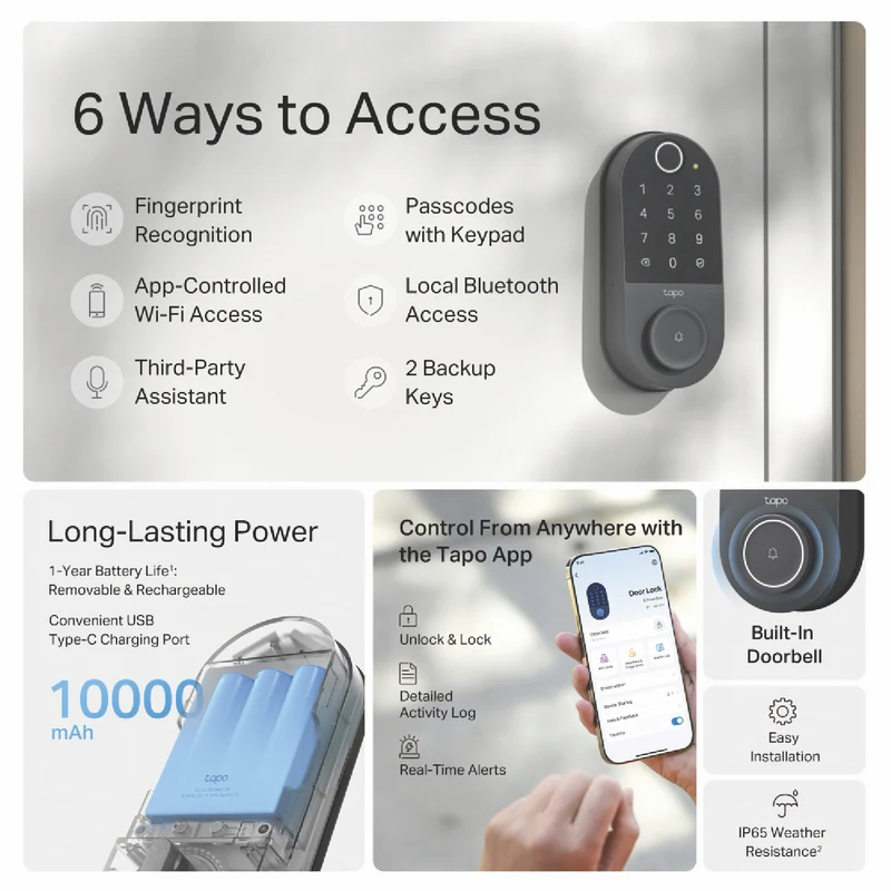 TP-LINK Tapo Smart Wi-Fi Door Lock