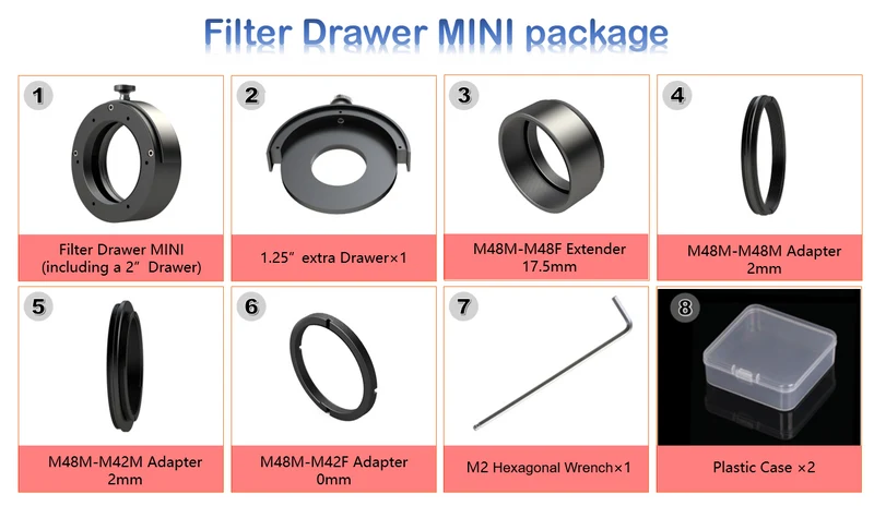 Player One Astronomy Filter Drawer-MINI