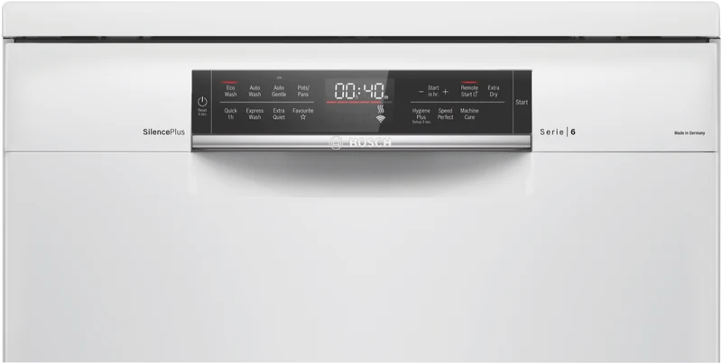 Bosch Series 6 60cm Freestanding Dishwasher White