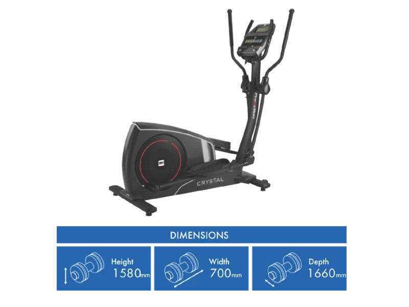 BH Fitness Crystal Program Elliptical