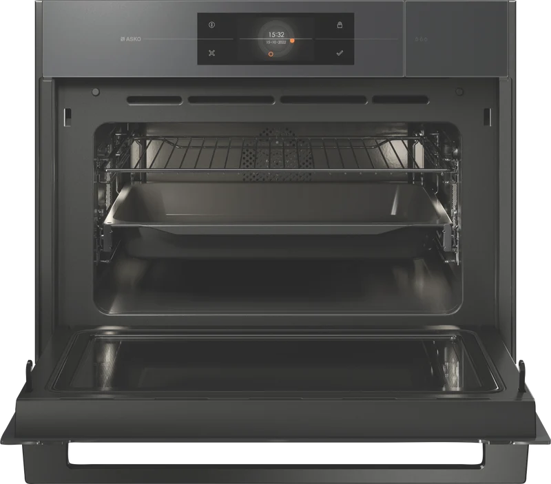 ASKO Elements 45cm Built In 5-In-1 Combi Steam Microwave Oven, Pearl Grey