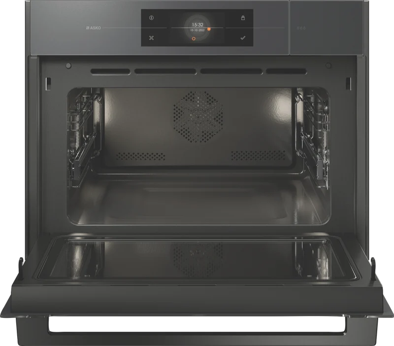 ASKO Elements 45cm Built In 5-In-1 Combi Steam Microwave Oven, Pearl Grey
