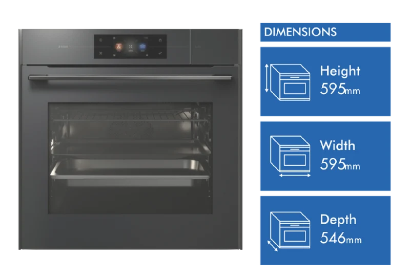 ASKO Elements 60cm Combi Steam Oven - Pearl Grey