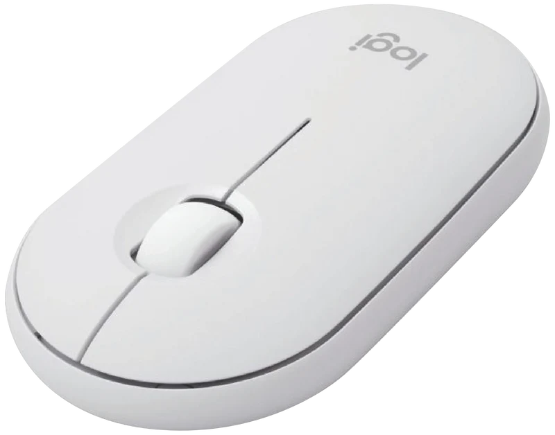 Logitech M350s Pebble Wireless Mouse (White)