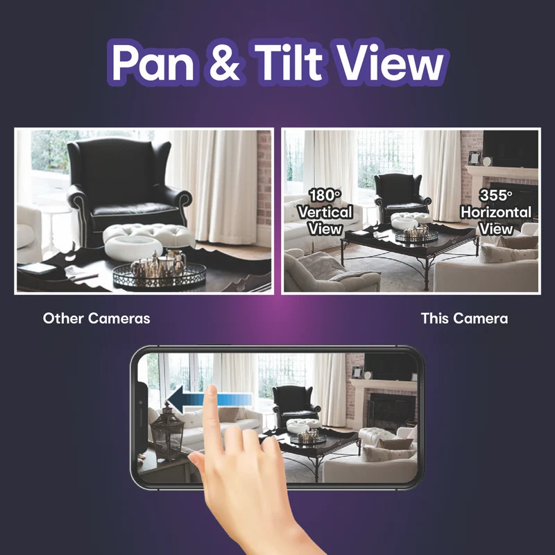 Connect SmartHome 2K 360 Pan & Tilt Camera