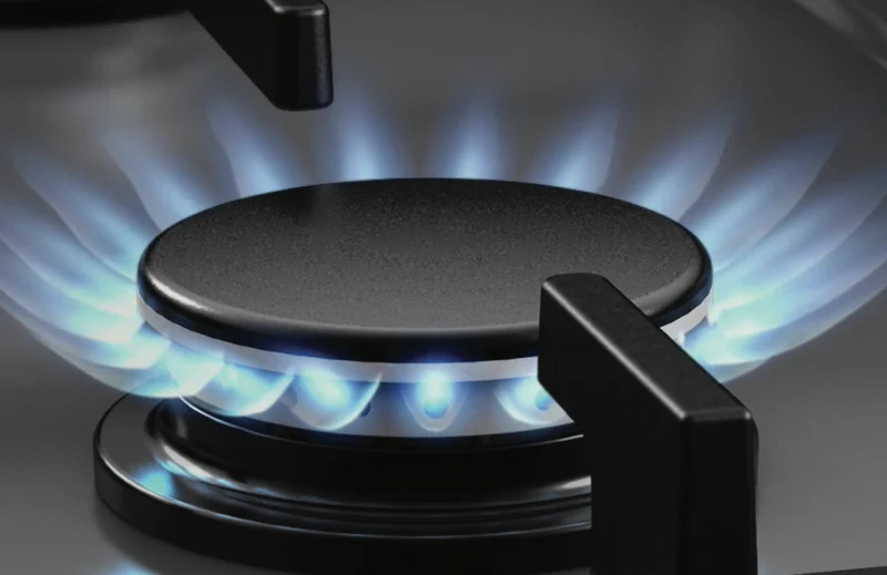 ASKO 60cm 4 Burner Gas Cooktop - Graphite Black