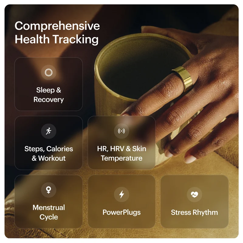 Ultrahuman Ring Air Size 09 Bionic Gold