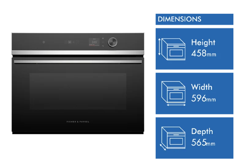 Fisher & Paykel 60cm Series 7 Contemporary Compact Combi-Steam Oven