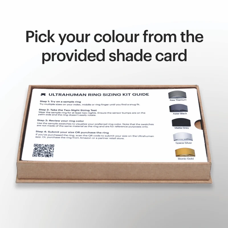 Ultrahuman Ring Air Swatch Sizing Kit