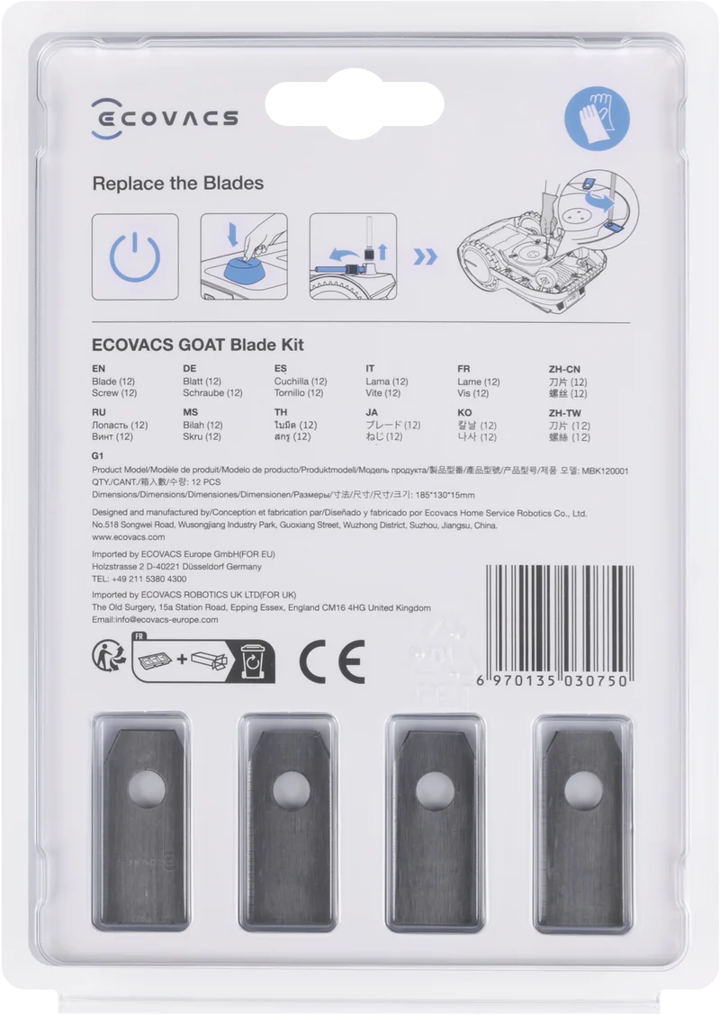 Ecovacs GOAT G1 Blade Kit