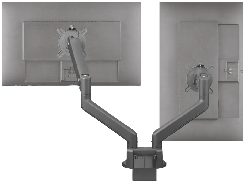 One For All Dual Arm Solid Series Monitor Arm - Black