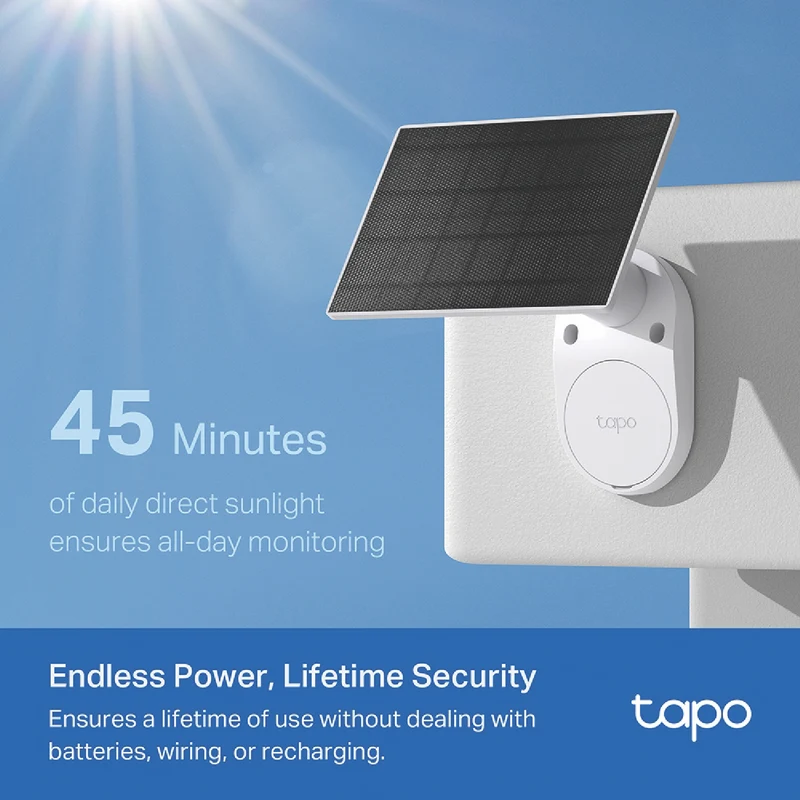 TP-LINK 2K 3MP Solar-Powered Security Camera