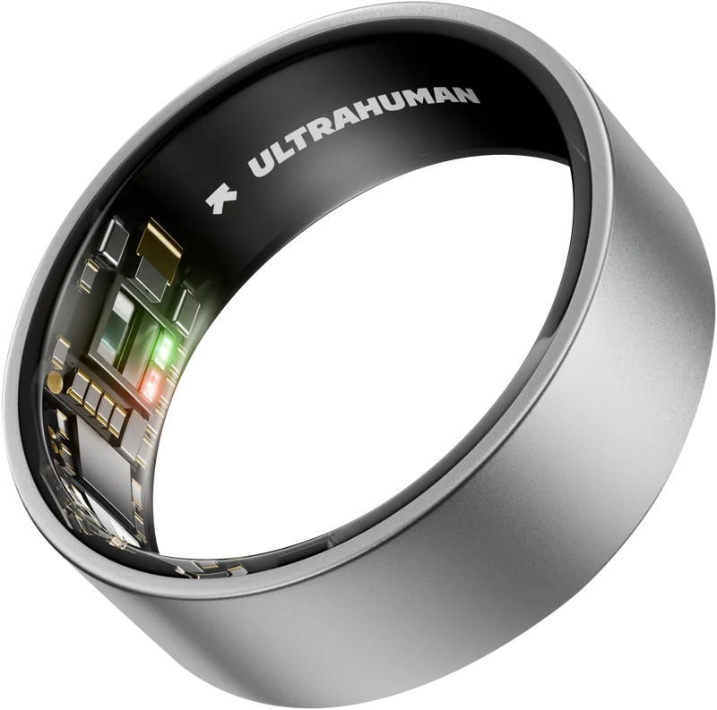 Ultrahuman Ring Air Size 13 Raw Titanium