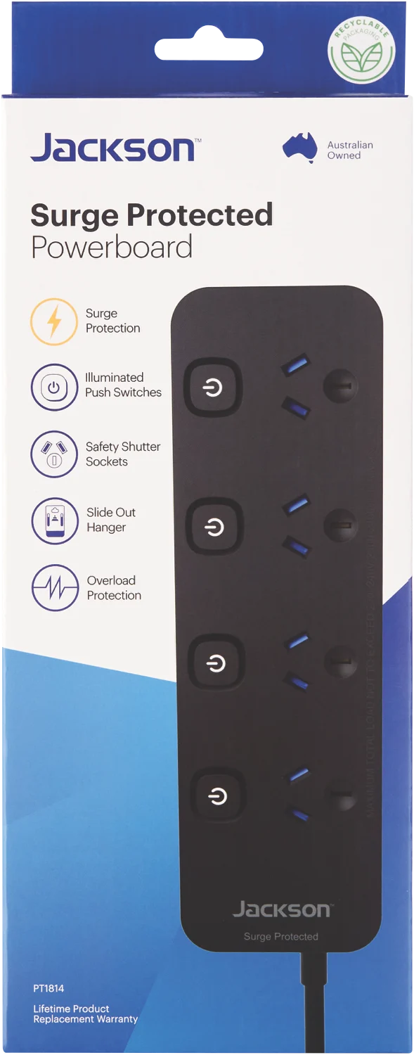 Jackson 4 Way Individual Switch Powerboard