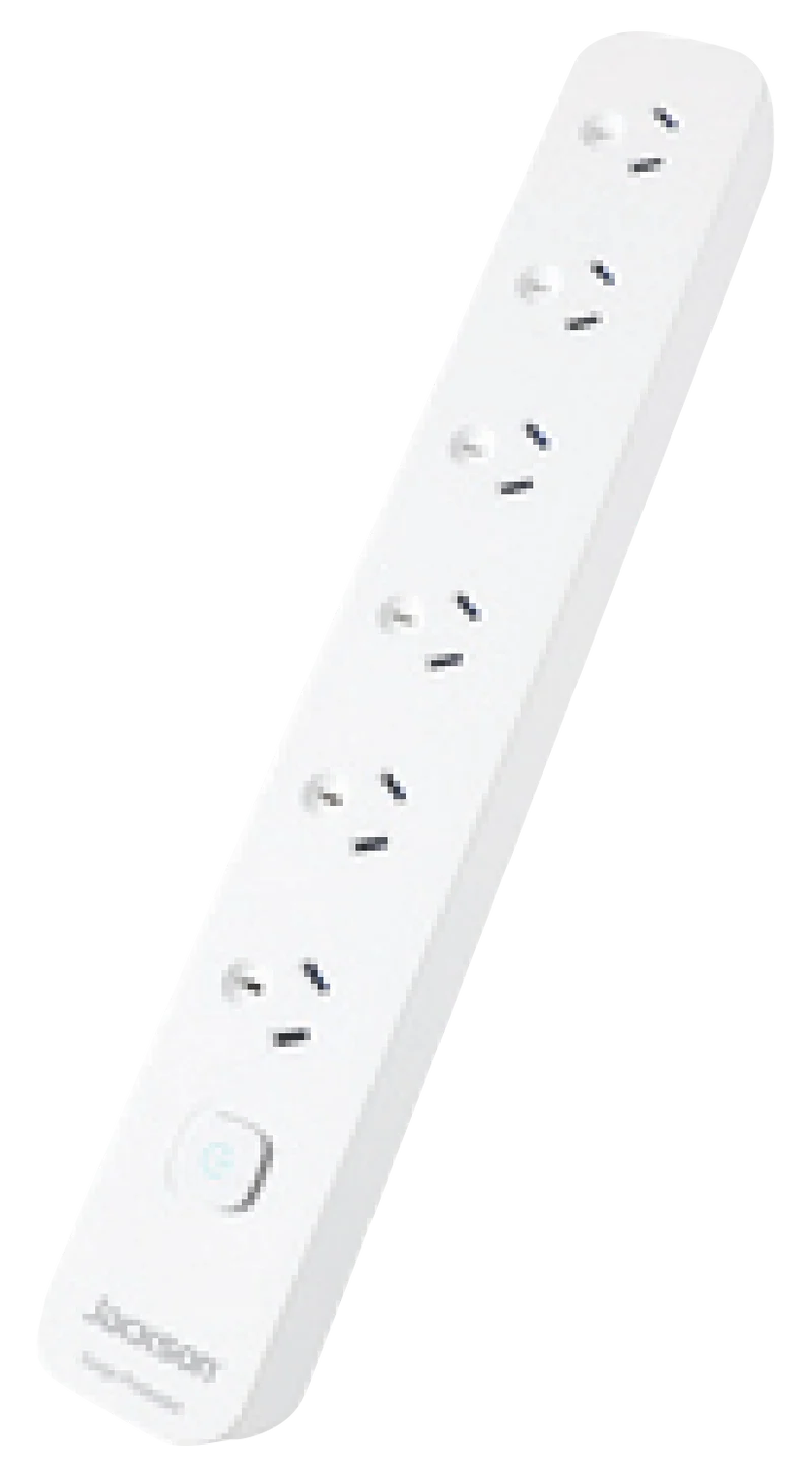 Jackson 6 Way Surge Protected Powerboard