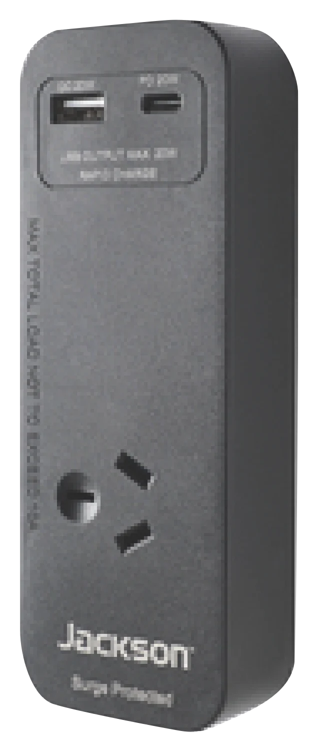 Jackson Rapid Charge USB-C/A Portable 1 Way Powerboard