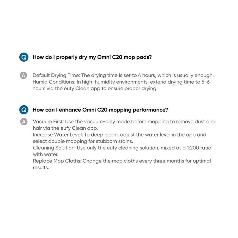 eufy Robovac OMNI C20