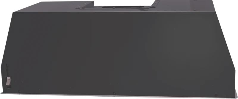 Glemgas 85cm Undermount Rangehood, Black Stainless Steel