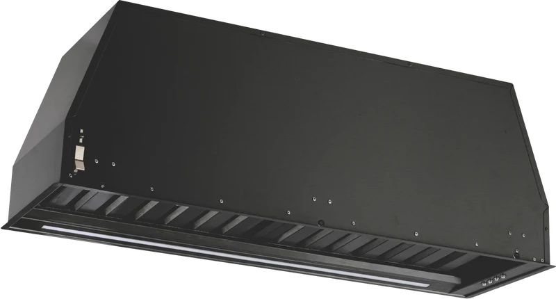 Glemgas 85cm Off Board Undermount Rangehood, Black Stainless Steel