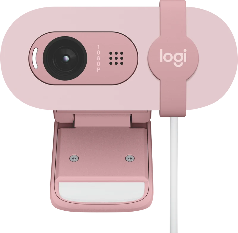 Logitech Brio 100 Full HD 1080p Webcam (Rose)
