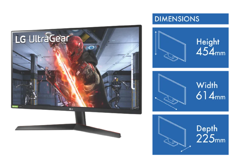 LG 27" UltraGear HD IPS Gaming Monitor