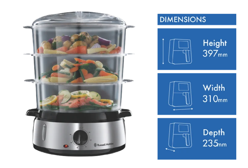 Russell Hobbs 9 Litre Food Steamer Stainless Steel