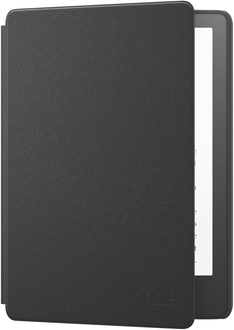 Kindle Paperwhite Leather Cover - Black (11th Generation-2021)