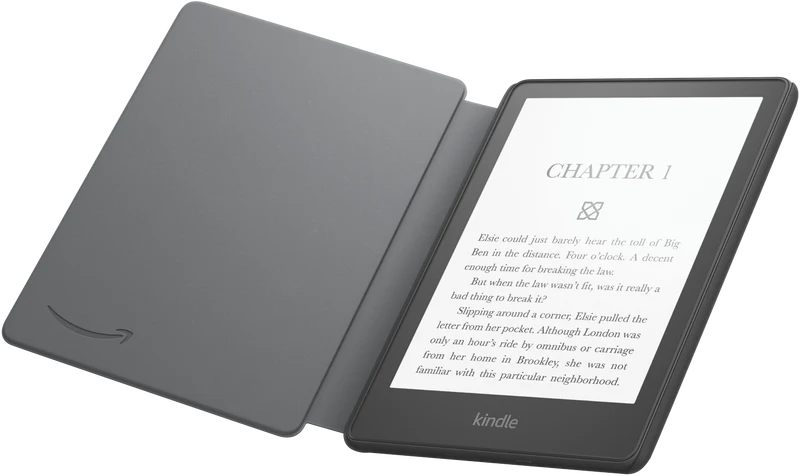 Kindle Paperwhite Leather Cover - Black (11th Generation-2021)