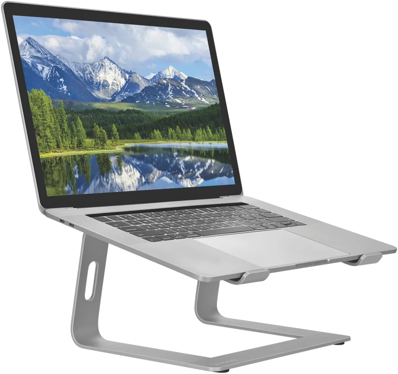 Bonelk Elevate Stance Aluminium Riser Laptop Stand (Silver)