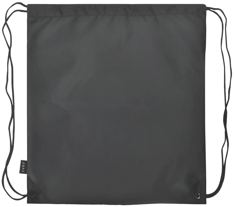 Generation Earth Recycled Drawstring Bag (Black)