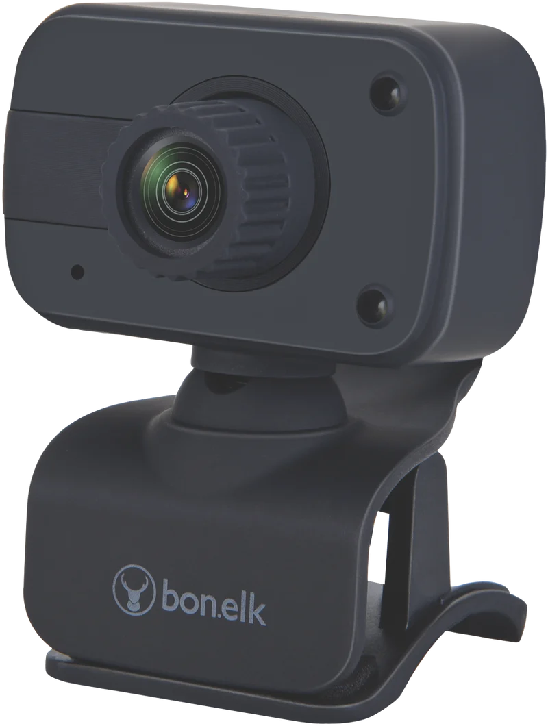 Bonelk USB Webcam Clip On - 1080p (Black)