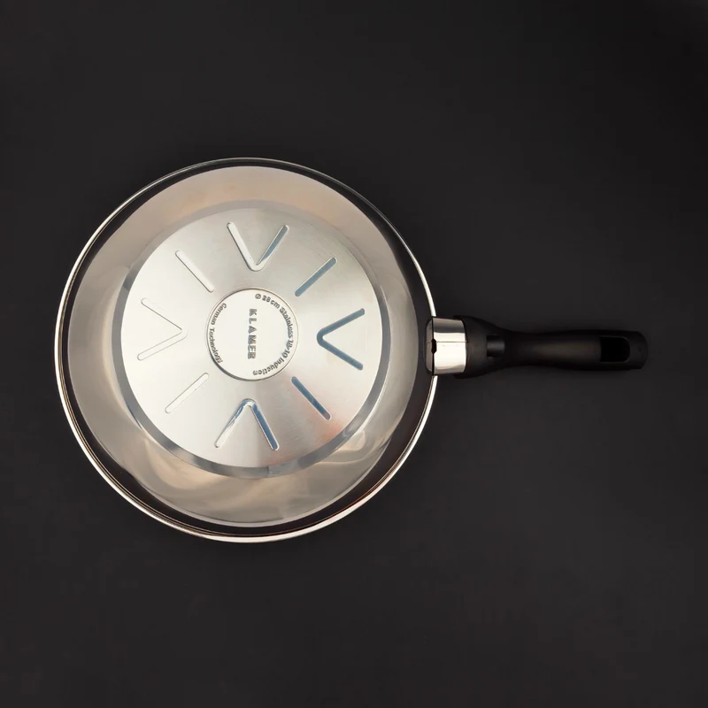 Profi Edelstahl-Wok 28cm