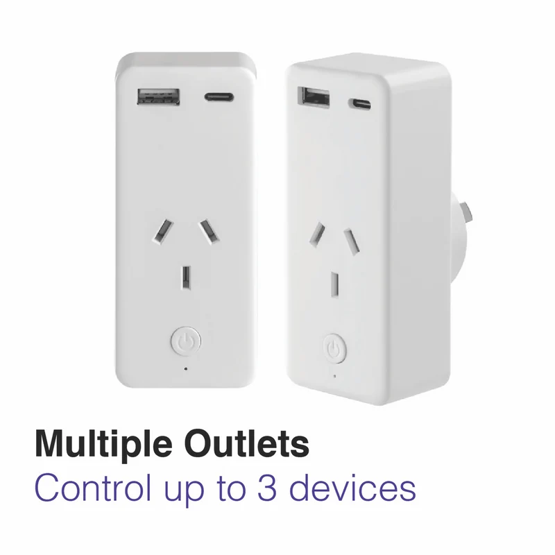 Connect SmartHome Smart Wi-Fi Plug with Dual USB Ports