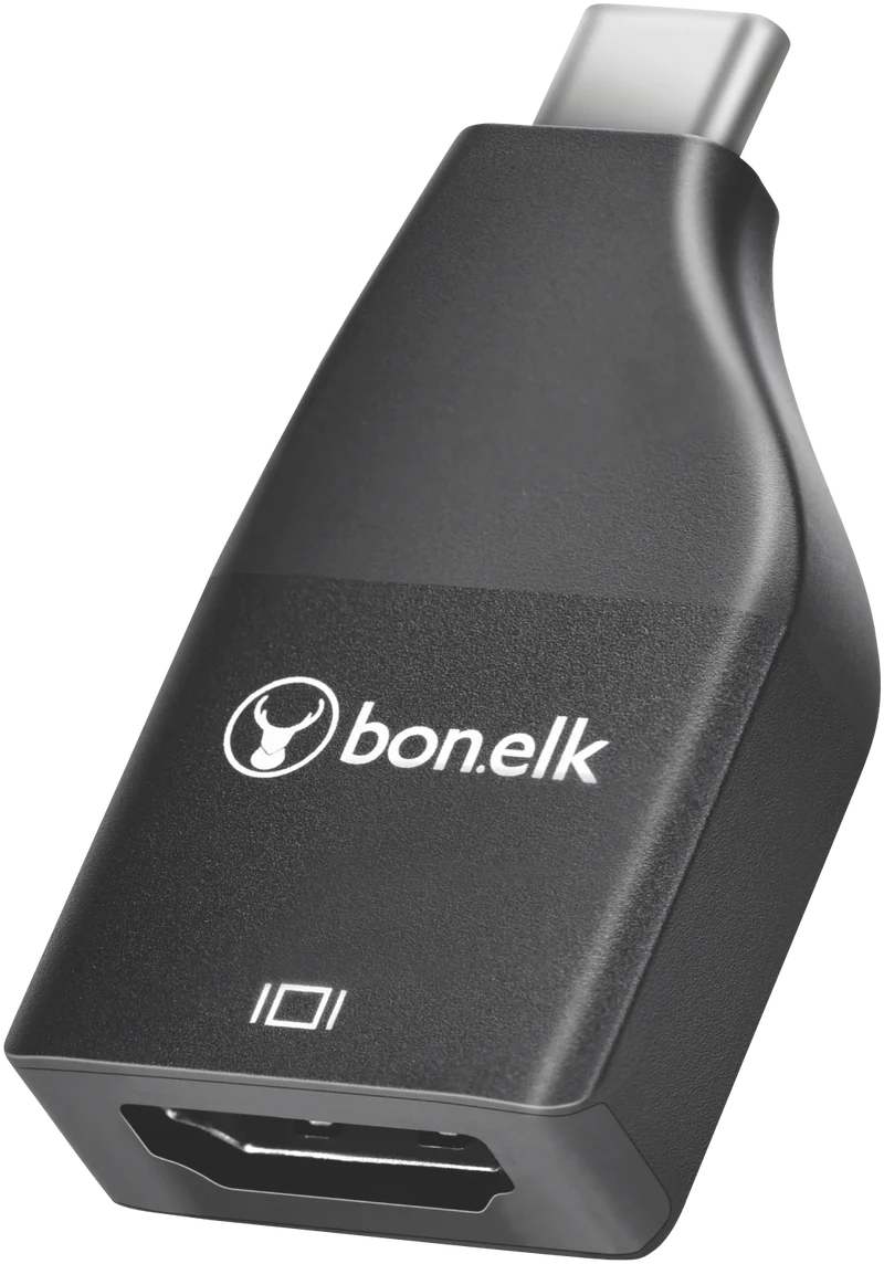Bonelk USB-C to 4K HDMI Adapter (Black)
