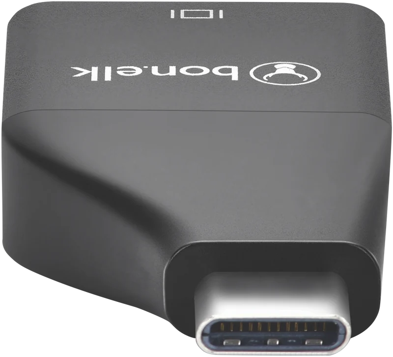 Bonelk USB-C to 4K HDMI Adapter (Black)