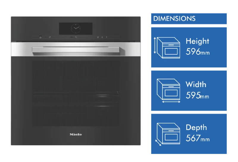 Miele DGC 7865 XXL PureLine Steam Oven - CleanSteel
