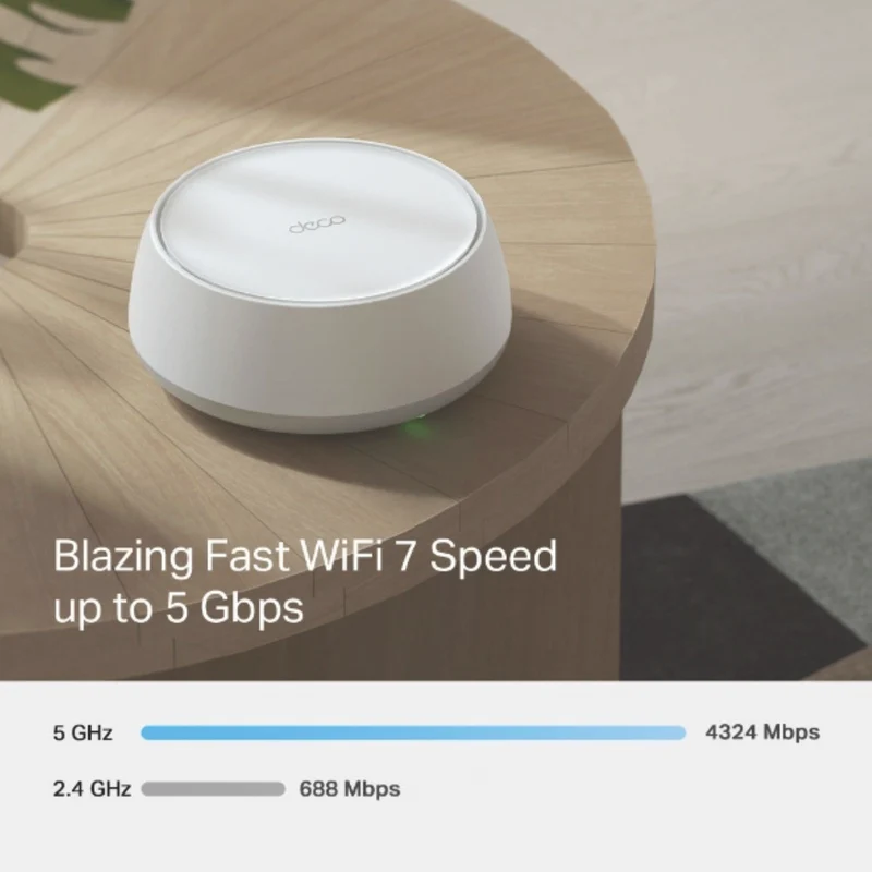 TP-LINK Deco BE5000 Whole Home Mesh Wi-Fi 7 System (3-pack)