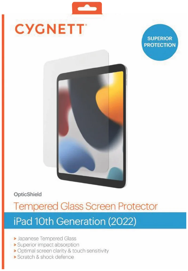 Cygnett iPad 10.9" 10th Gen Glass Screen Guard