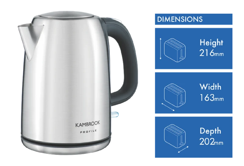 Kambrook Profile Stainless Steel Kettle