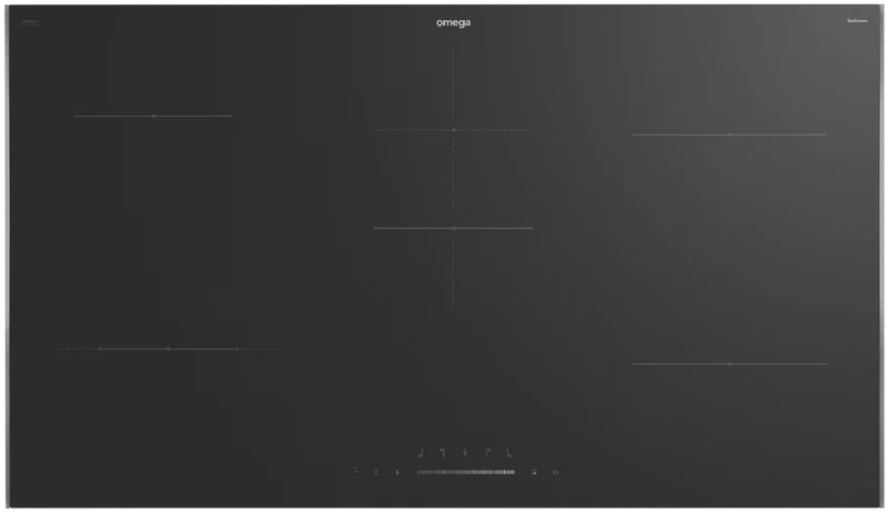 Omega 90cm Ceramic Cooktop, Touch Controls