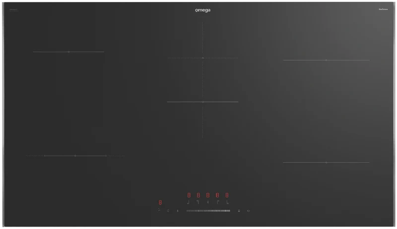 Omega 90cm Ceramic Cooktop, Touch Controls